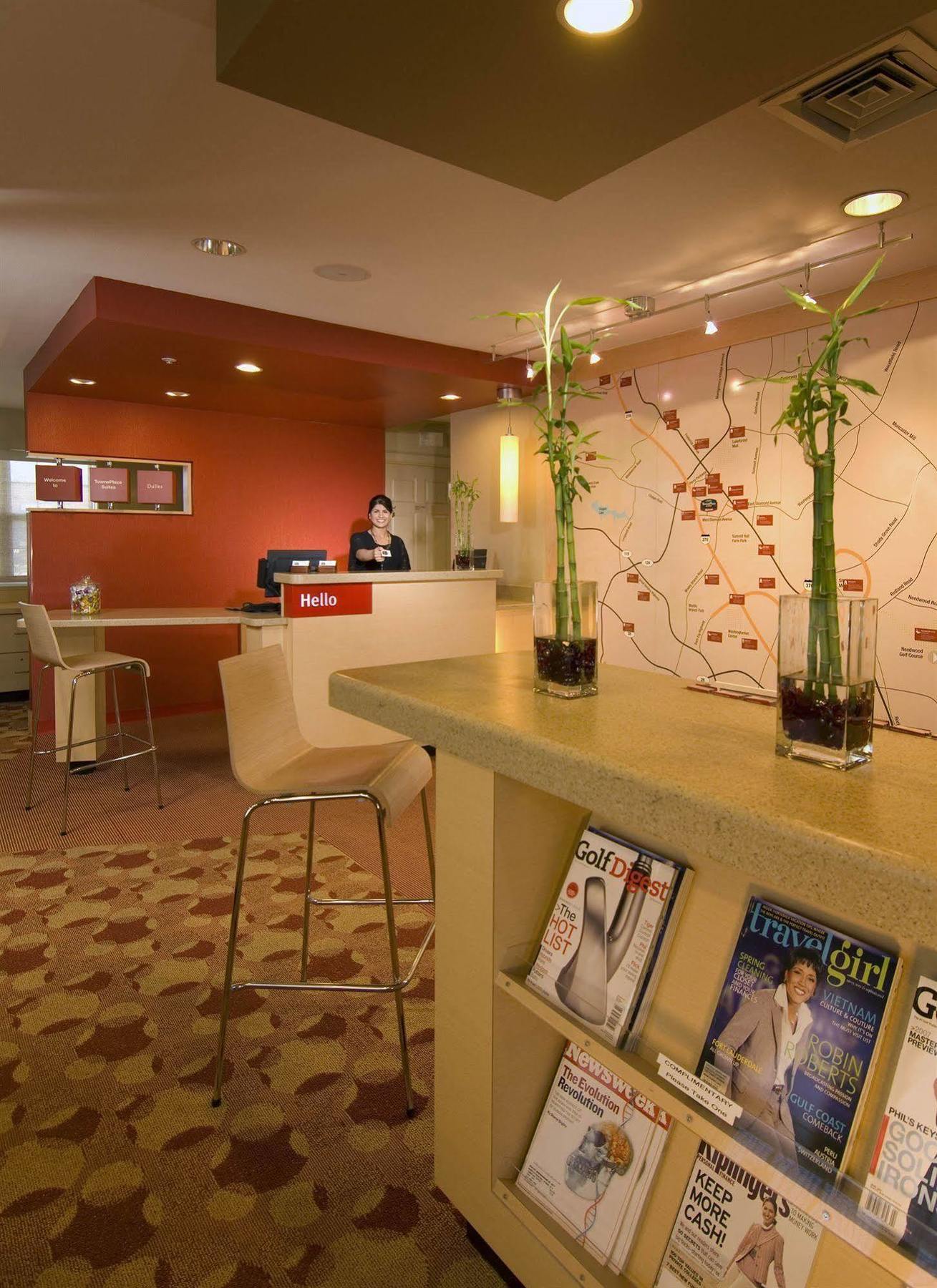 Towneplace Suites Dulles Airport Стърлинг Интериор снимка